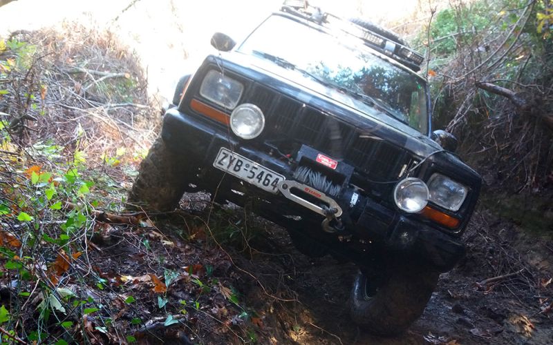 Off Road drivers will guide you on selected off-road trails in Evvoia
