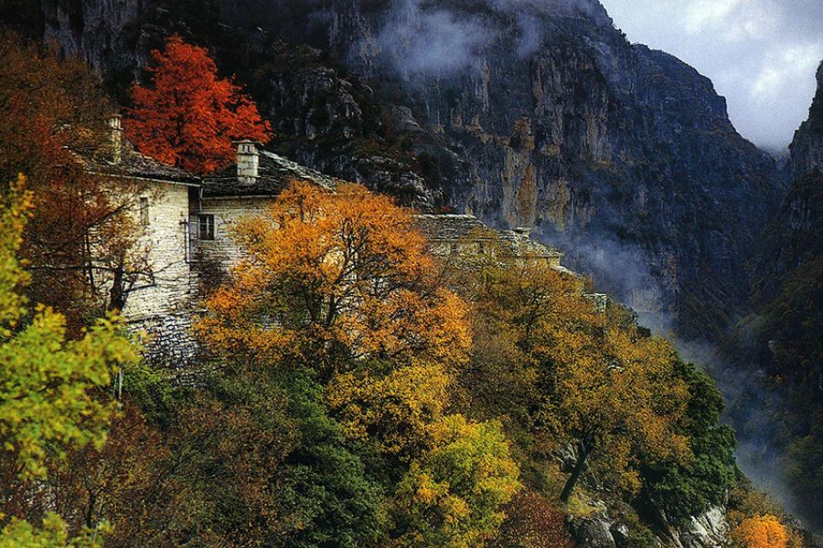 The Zagori region in Pindus mountains -  Zagorohoria villages