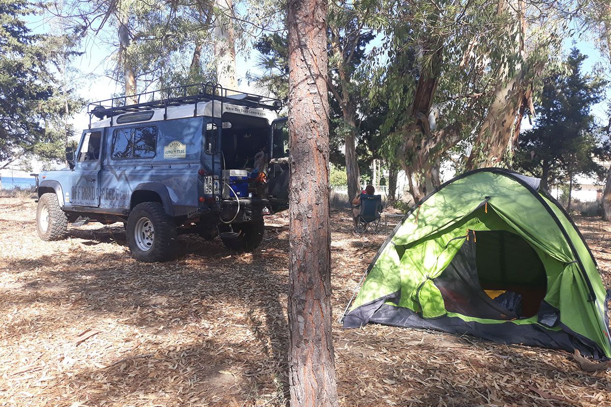 Wild camping overland expedition in the Southern Greece