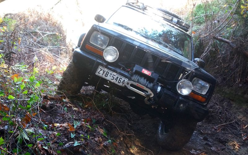 Off Road drivers will guide you on selected off-road trails in Evvoia 
